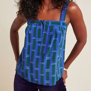 Anthropologie geometric Tank